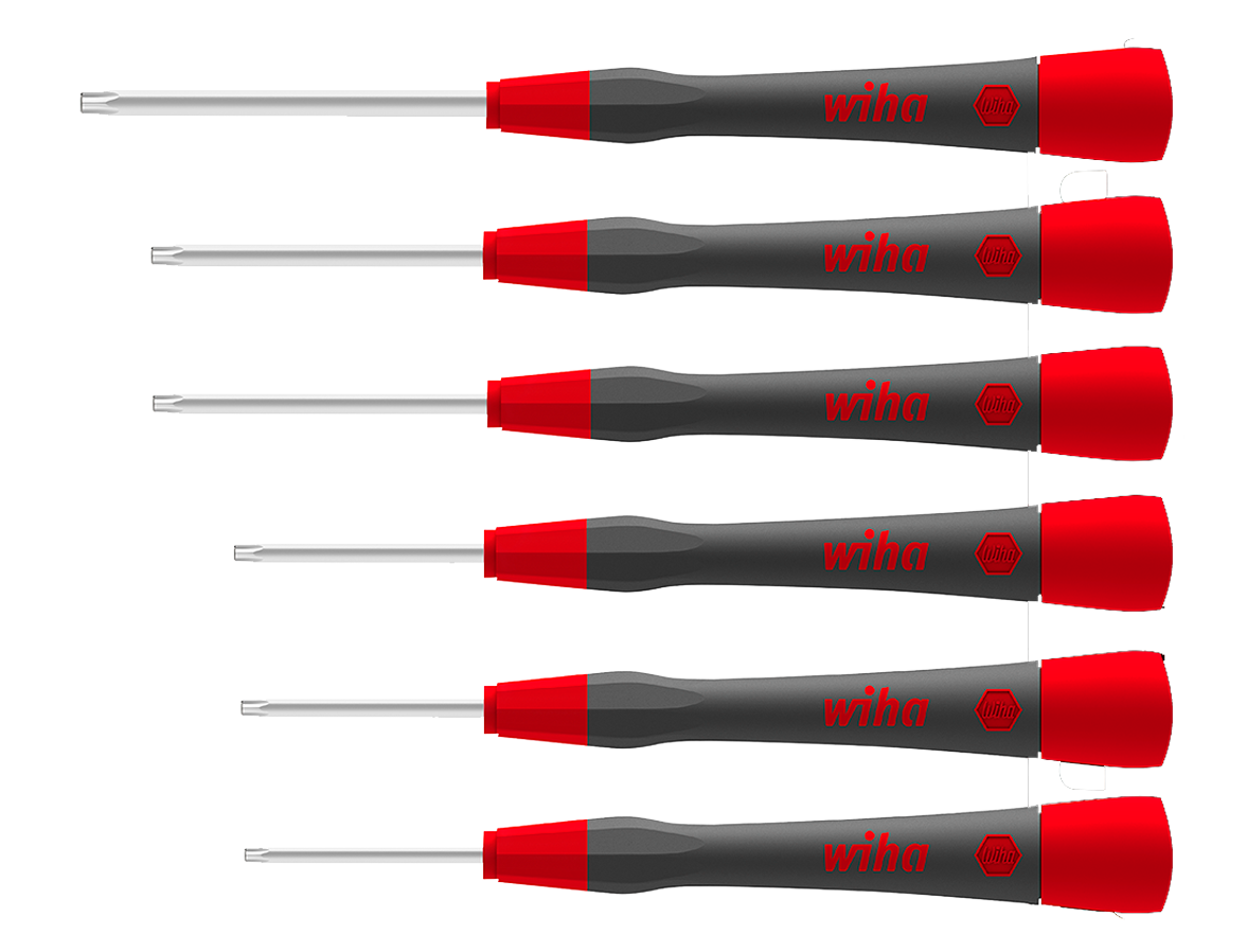 WIHA Micro Schroevendraaierset PicoFinish TORX MagicSpring 267P met houder, 7-delig