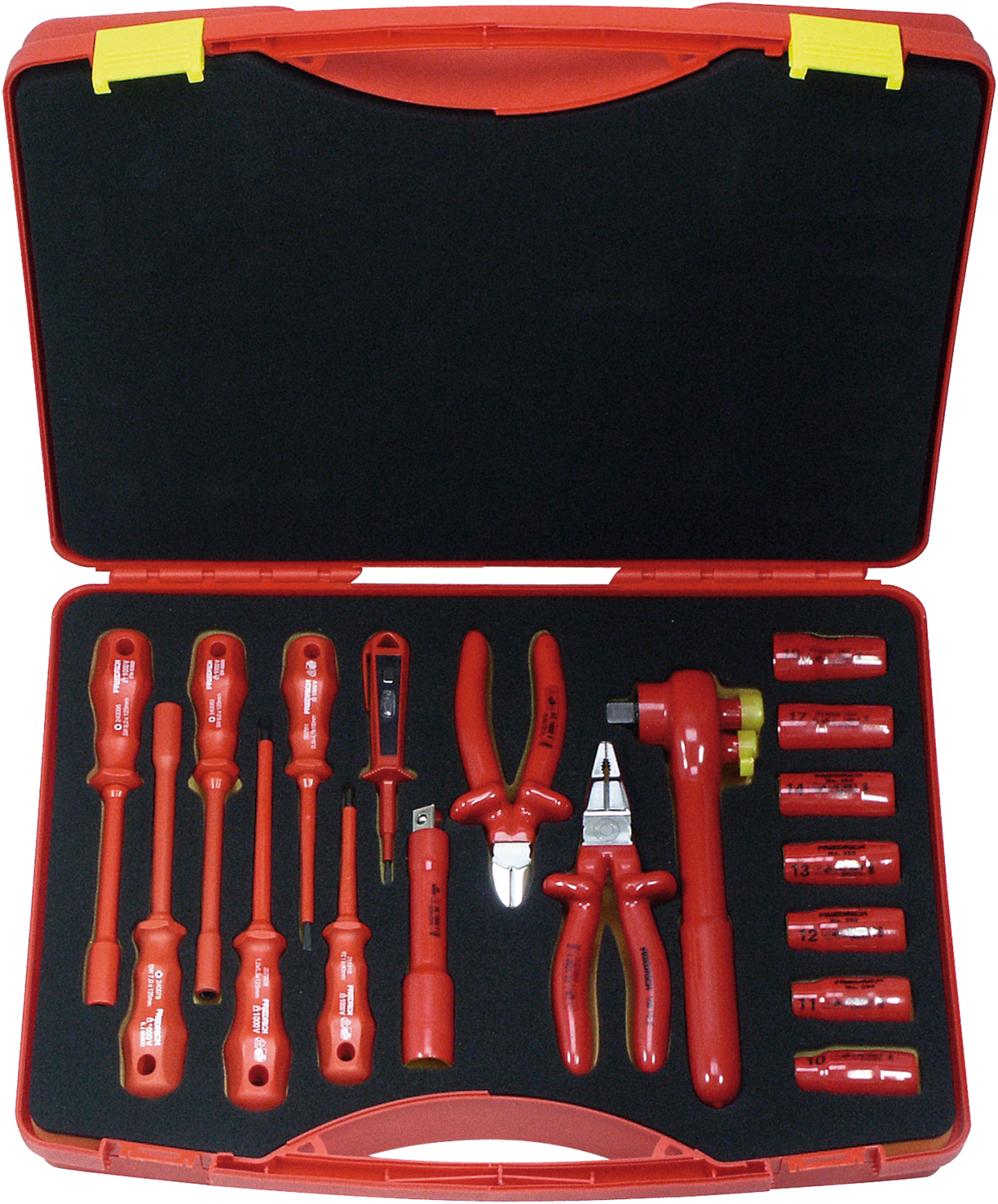 Friedrich Gereedschapsset 1000V VDE, 18-delig