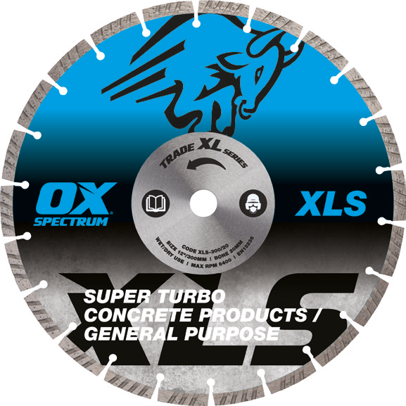 OX Trade Super Turbo Diamantzaagblad Beton XLS 125mm