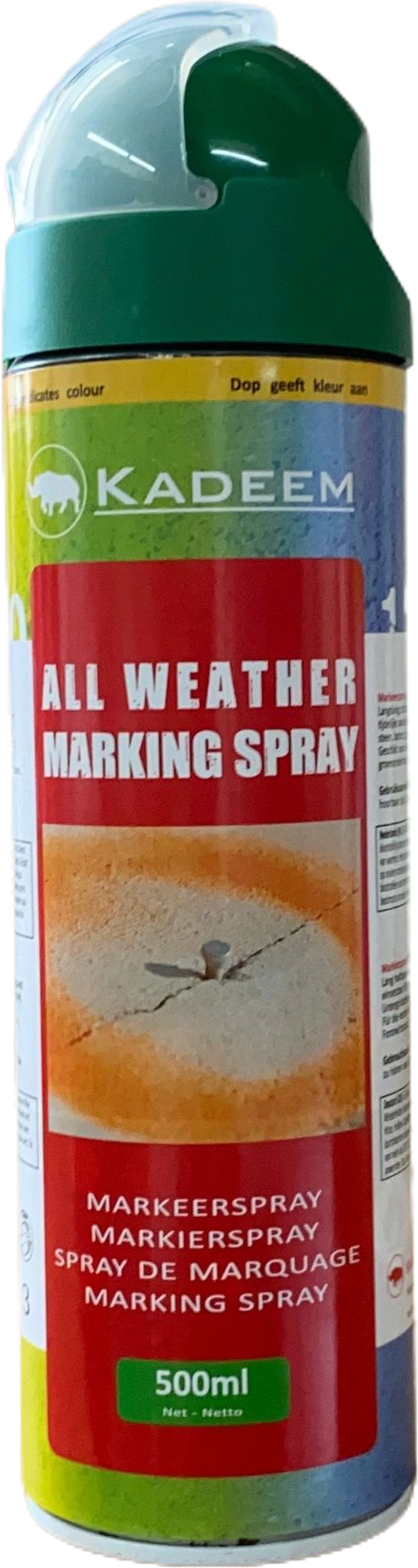 Kadeem Markeerspray All Weather 500ml Groen