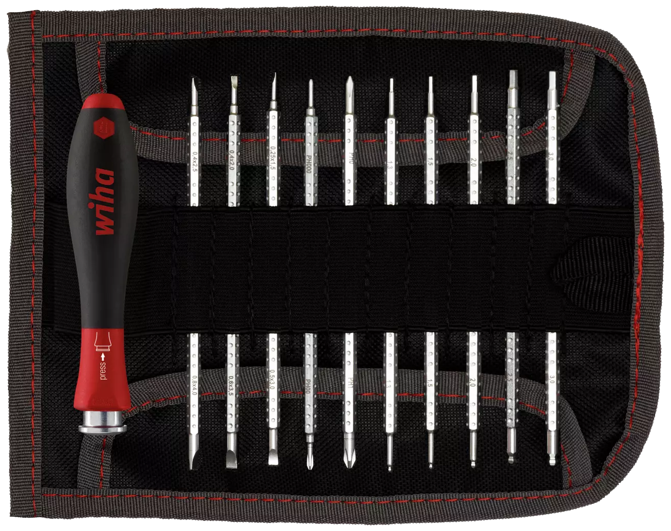 WIHA SYSTEM 4 Schroevendraaierset Combischacht 269T, 12-delig