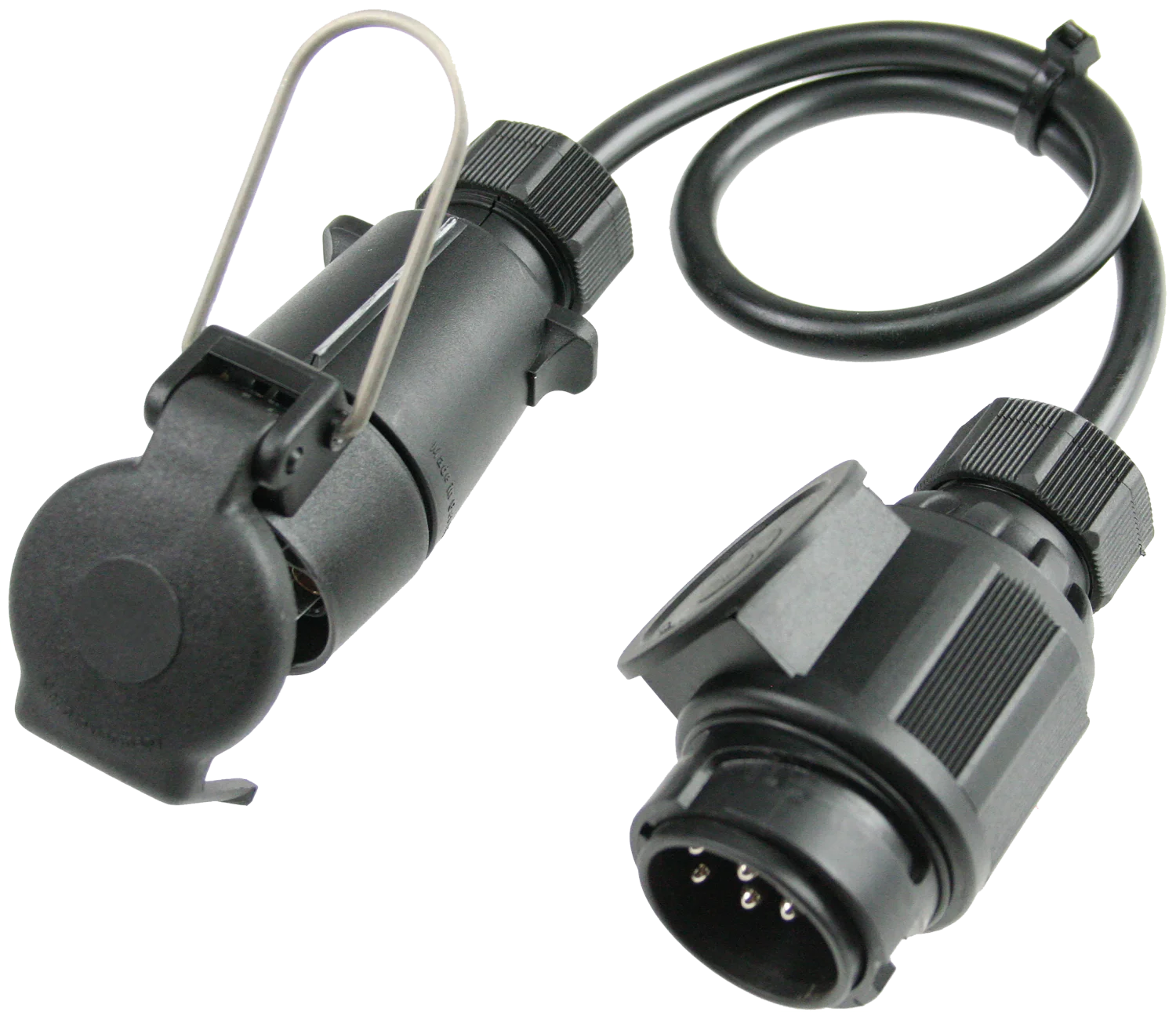 Schwabe Camping Adapterkabel IP44 13-polig voertuig naar 7-polig aanhanger 0,6m.png