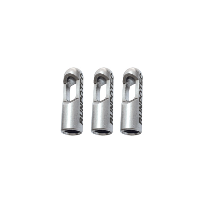 RUNPO RVS Trekogenset RTG6 Ø7mm  t.b.v. Glasvezel Trekveren 4,5mm en 6mm (3 stuks)