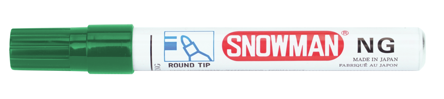 Snowman NG-04 Permanente Marker Groen doos met 12 stuks