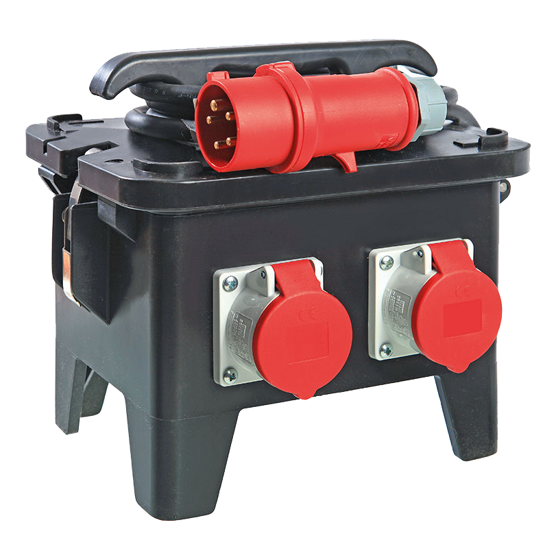 Schwabe CEE Mobiele Stroomverdeler 400V/16A IP44 H07RN-F 5G2,5 2m