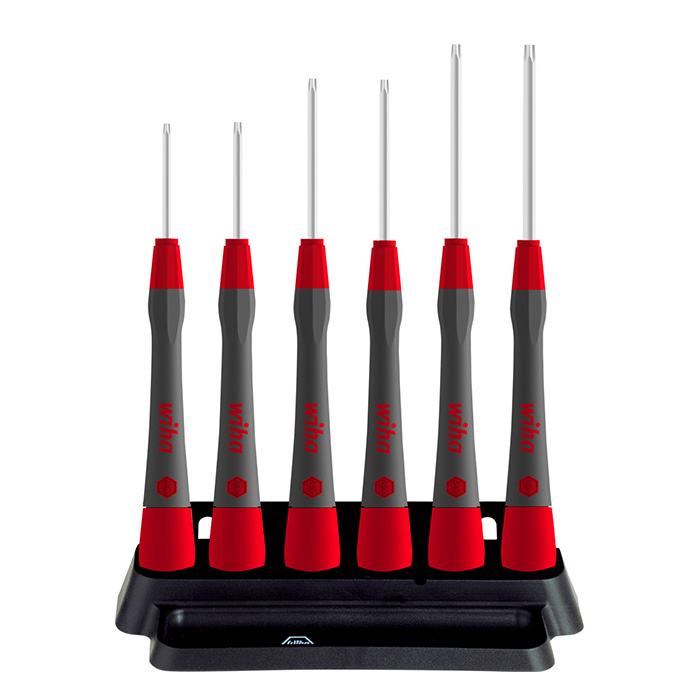 WIHA Microschroevendraaierset PicoFinish 267P TORX T7-T20 met houder, 7-delig
