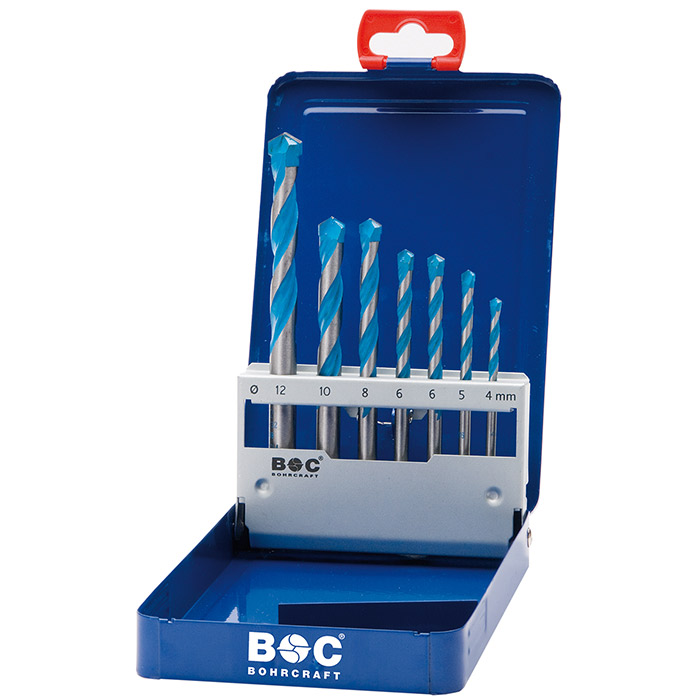 BC Multi-laser Betonborenset HM UMK 412 4/5/6/6/8/10/12mm, 7-delig