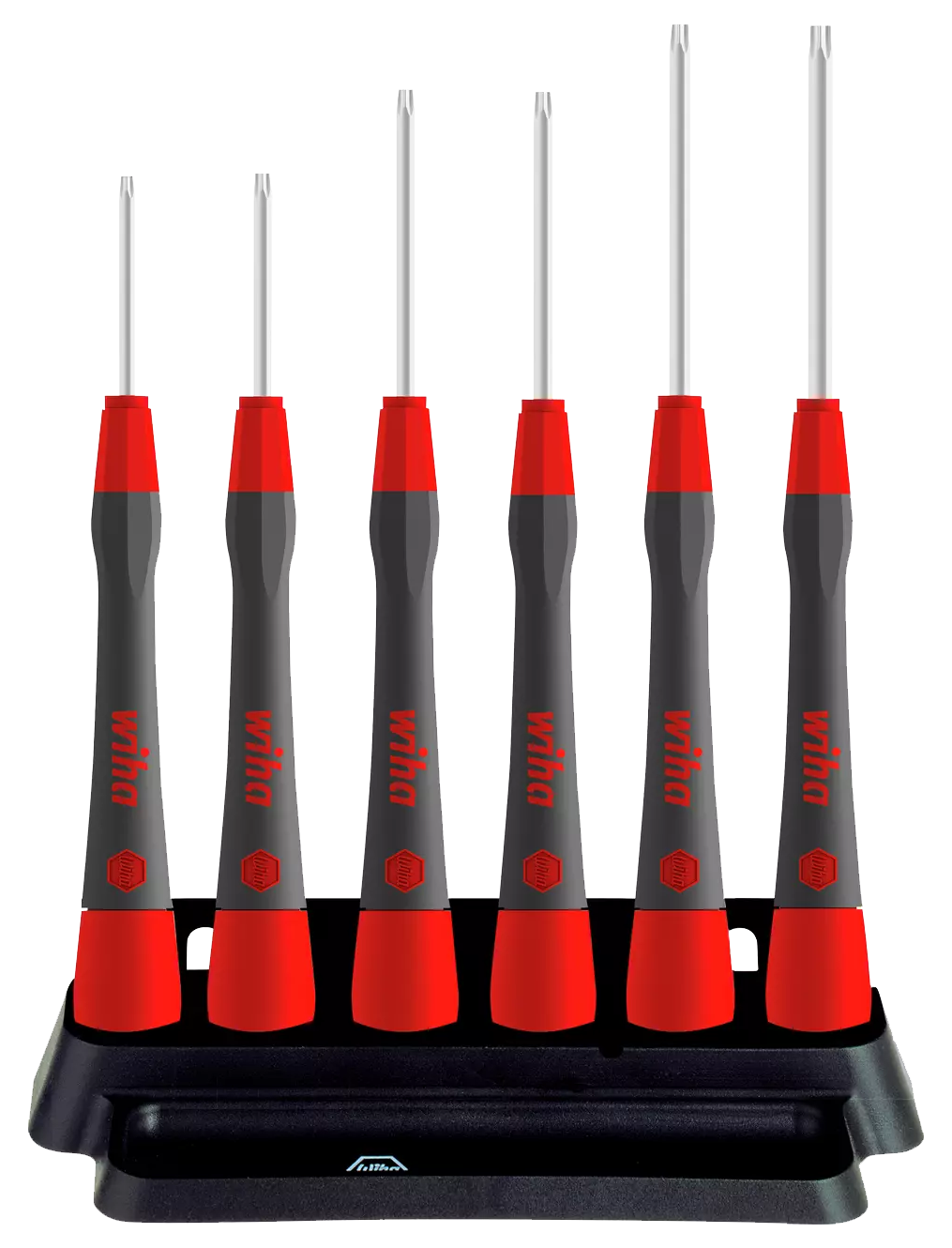 WIHA Microschroevendraaierset PicoFinish 267P TORX T7-T20 met houder, 7-delig