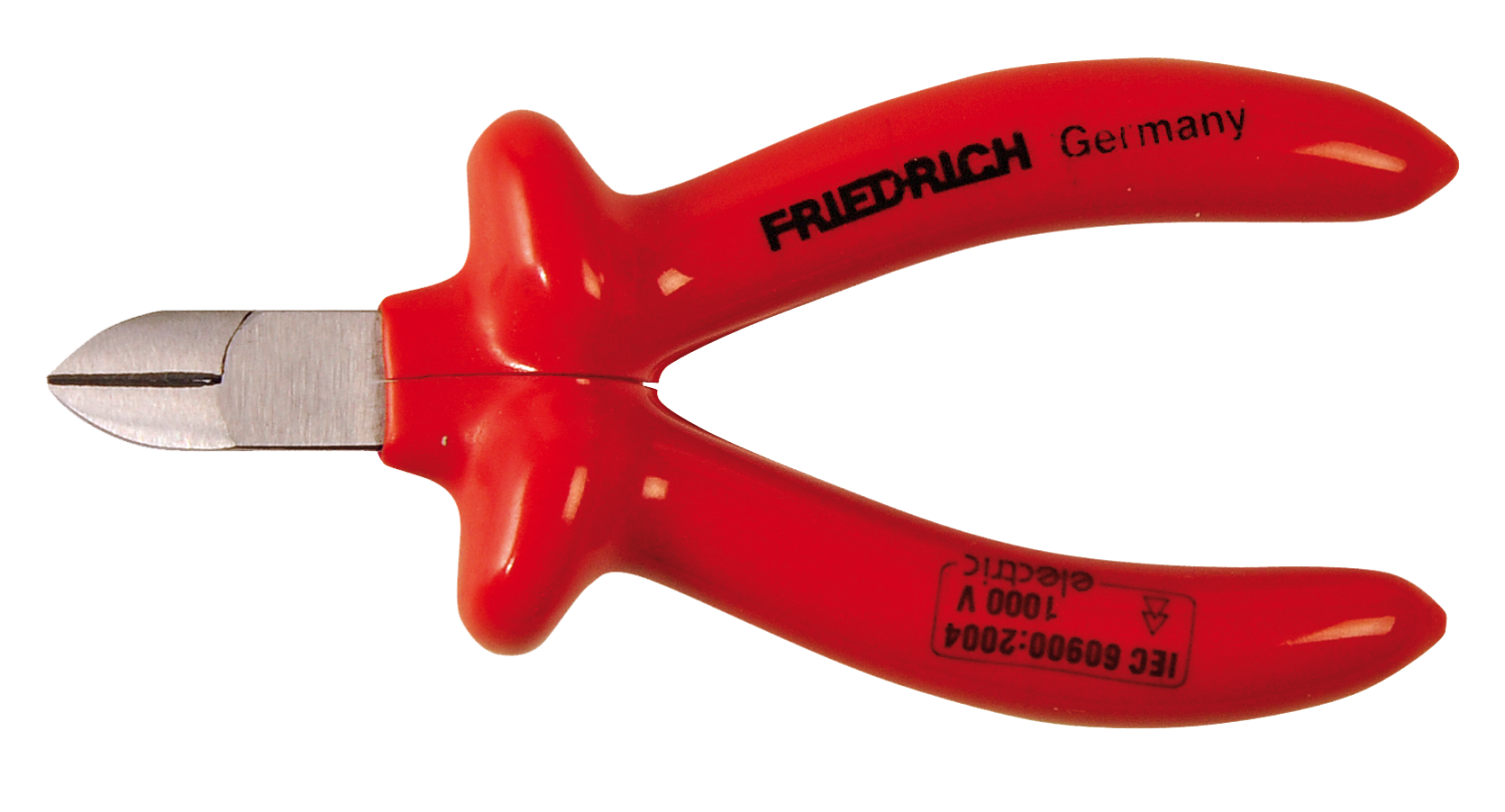 Friedrich Zijkniptang Electronic 1000V dompel geïsoleerd 115mm