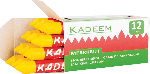 Kadeem Merkkrijt Geel (ds. 12st)