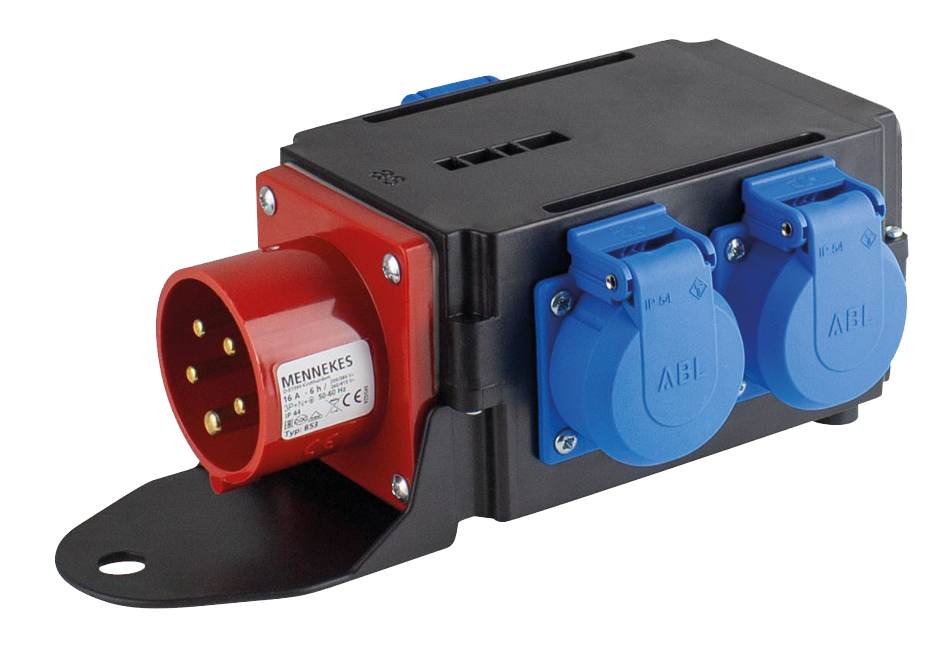 Schwabe CEE MIXO Adapter 400V/16A IP44 5-polig SAAR