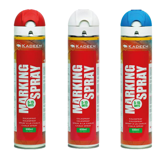 Kadeem Markeerspray Set Rood, Wit en Blauw