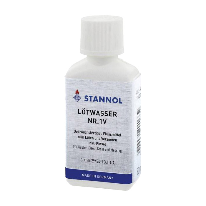 Stannol Soldeervloeistof No. 1V 50ml + Kwastje