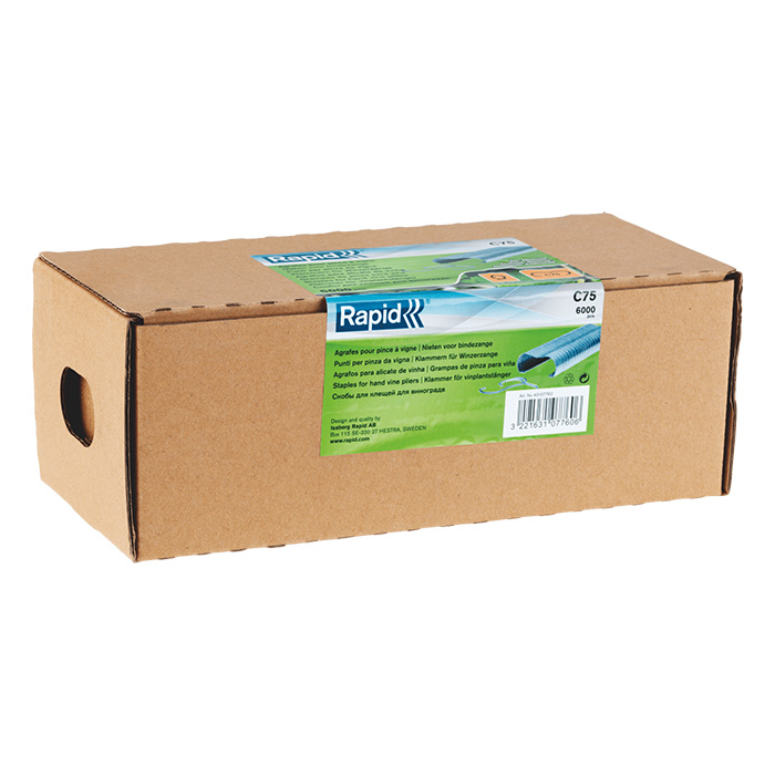 Rapid Opbindring C75 Aluminium (6000 stuks)