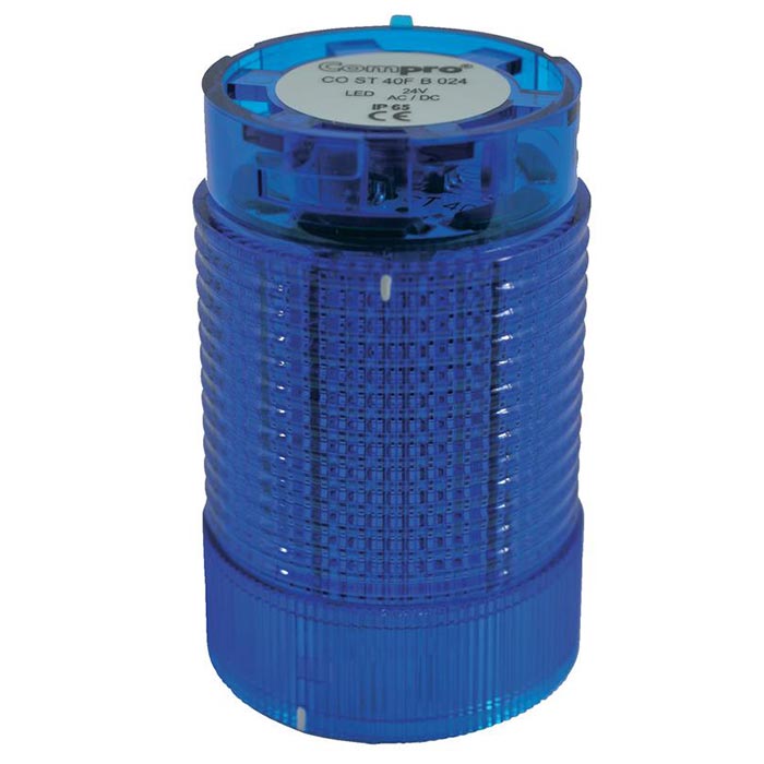 Compro Flitslamp Signaalzuil ST40 LED Element Blauw 4F