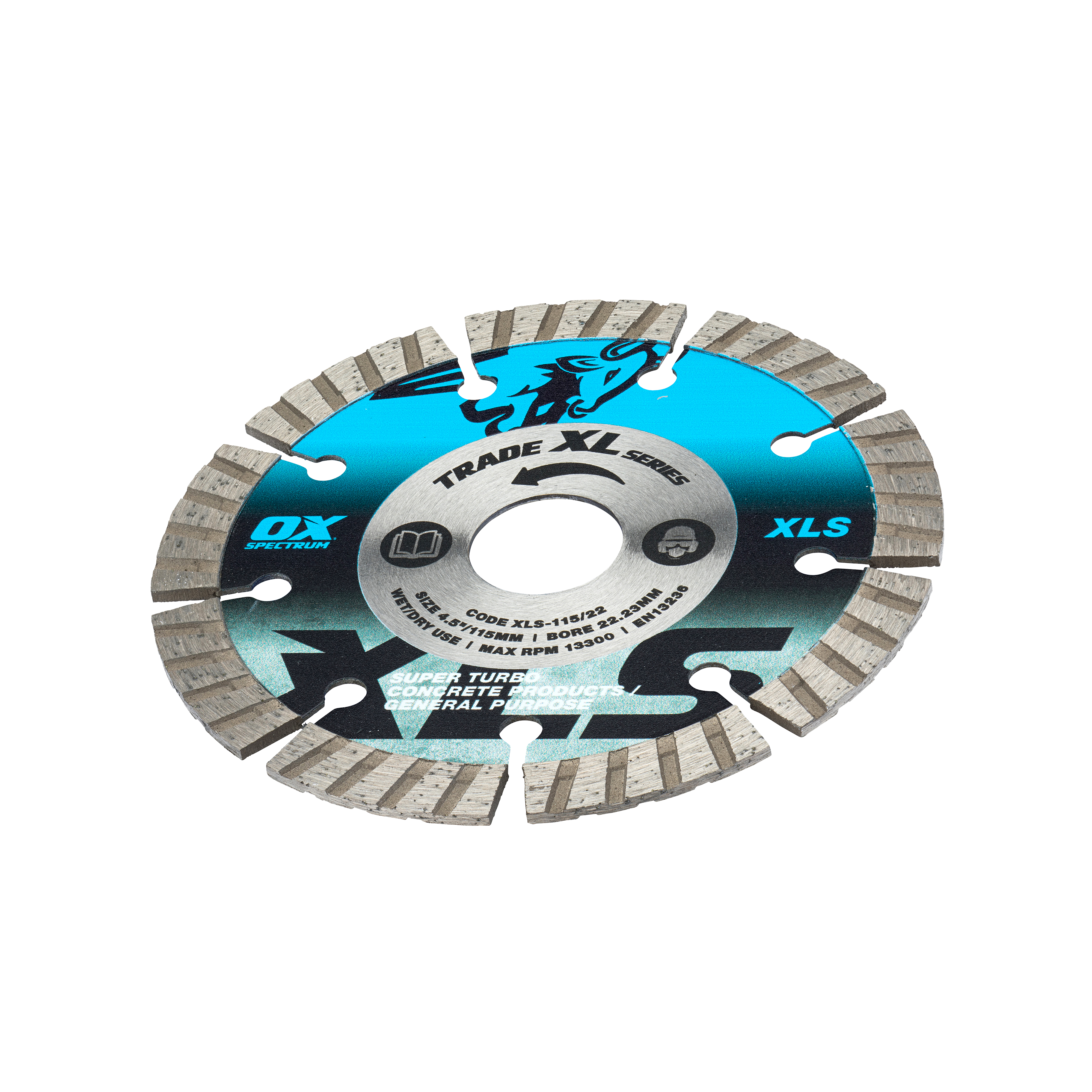 OX Trade Super Turbo Diamantzaagblad Beton XLS 115mm