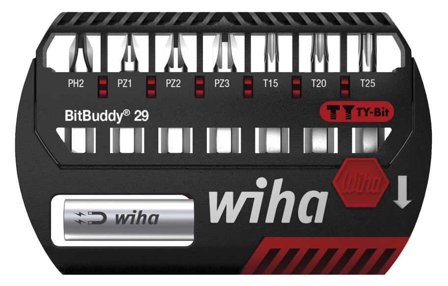 WIHA Bitset BitBuddy TY-Bit 29 7945 PH/PZ/TORX T15-T25, 8-delig