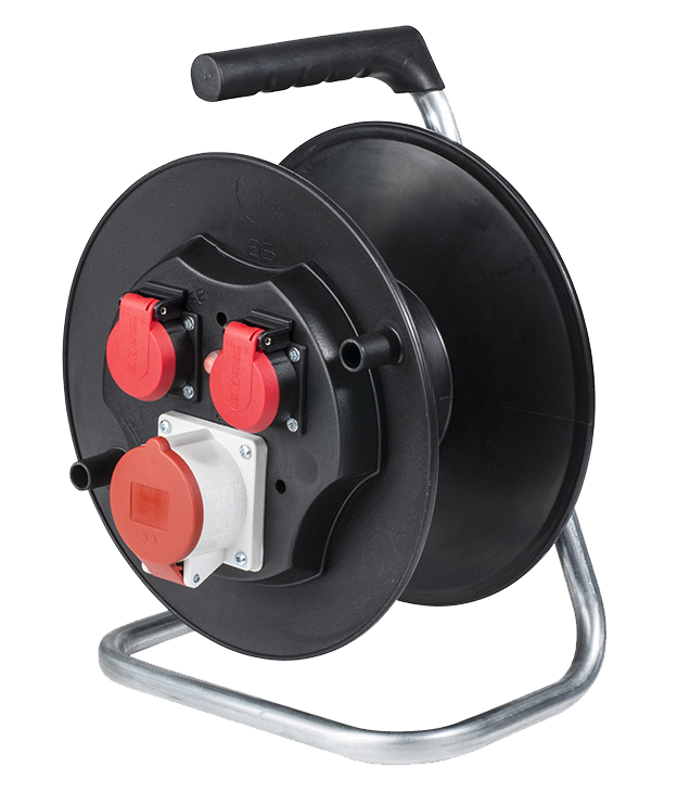 Schwabe CEE-Kabelhaspel Leeg 400V/16A IP44 tbv 25m kabel