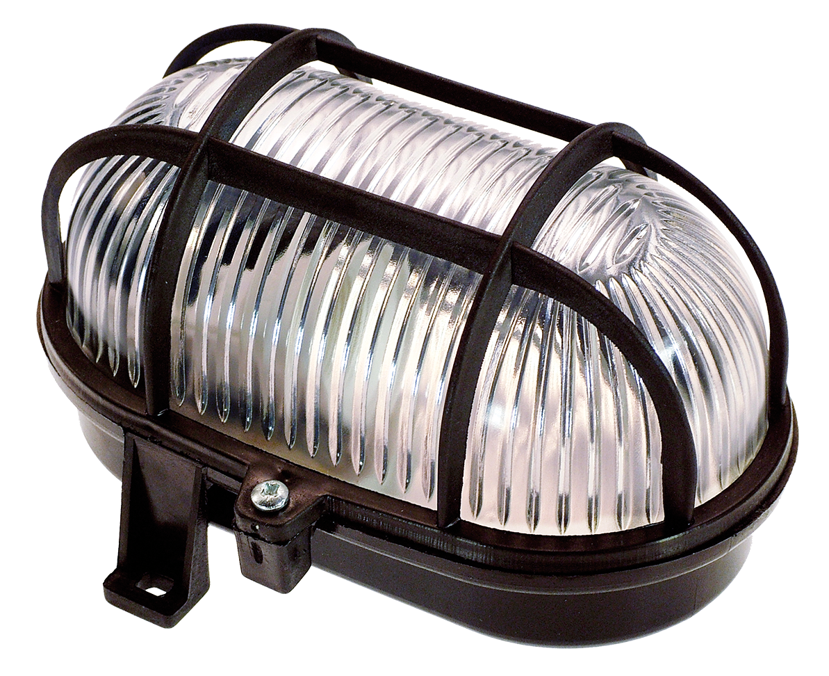 Schwabe Bulleye Lamp E27 zwart IP44 60W