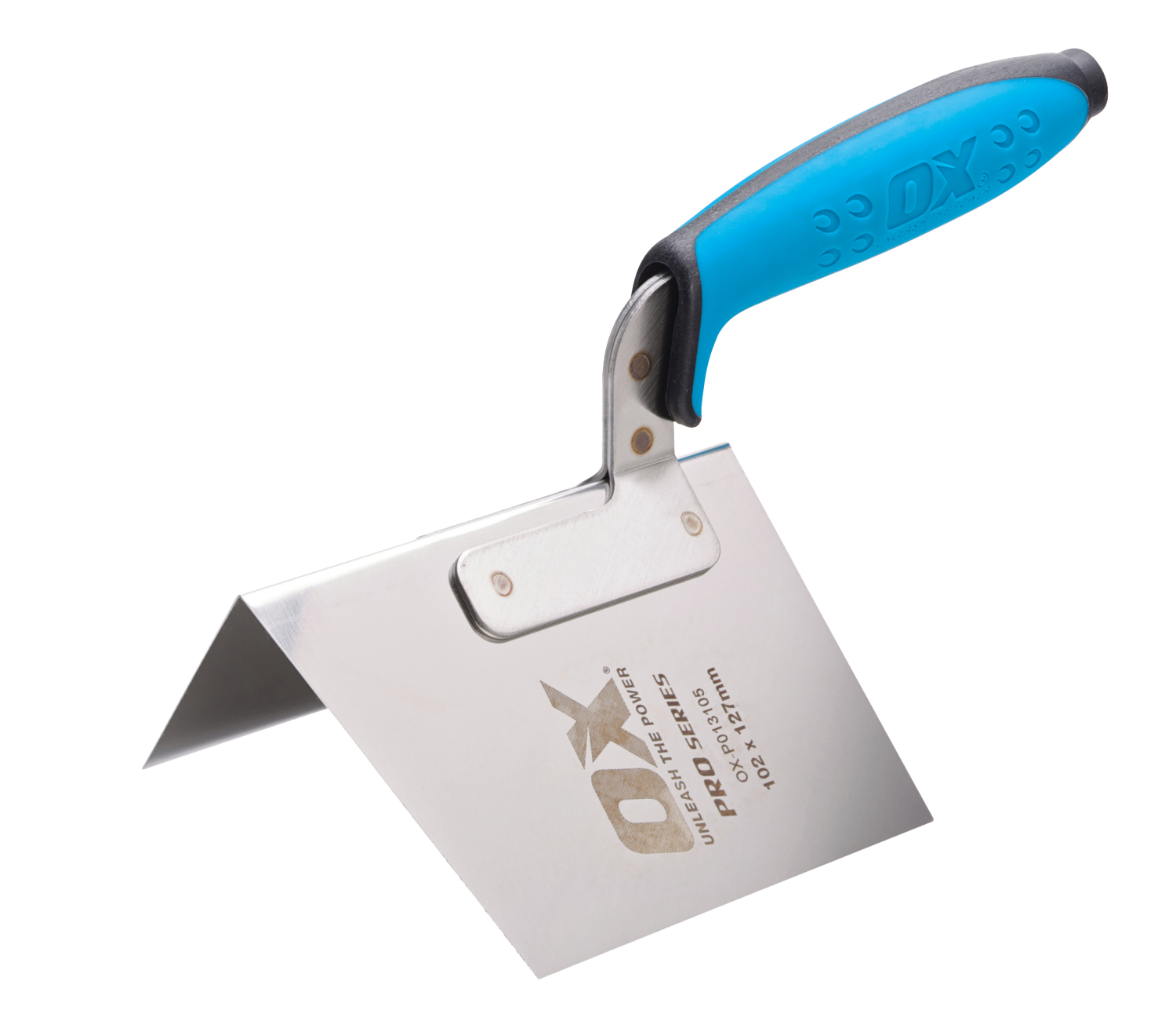 OX Pro RVS Buitenhoektroffel Duragrip 100 x 125mm