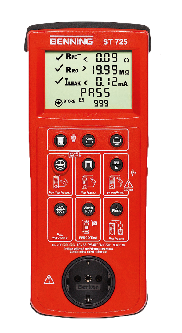 BENNING ST 725 Apparatentester