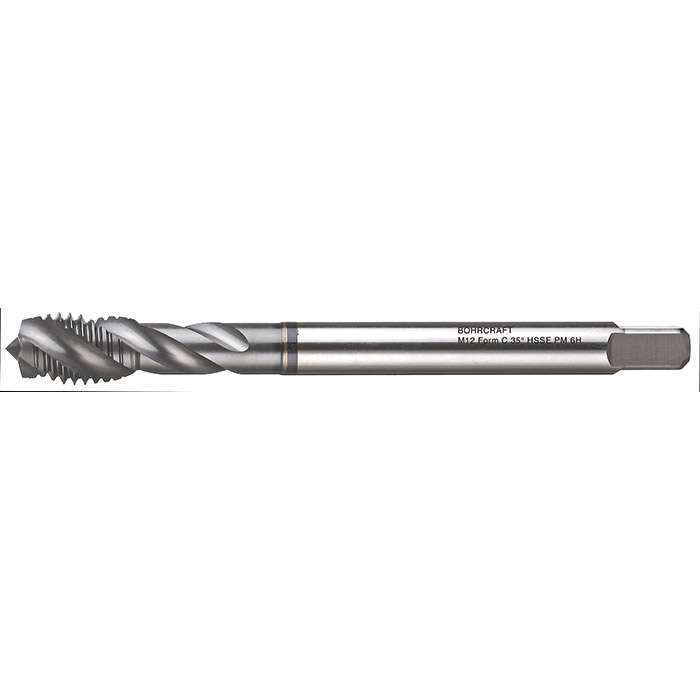BC PP Machinetap Zwartring DIN 376 HSS-E Co 5% PM vorm C RSP40° M22