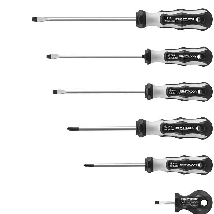 Matador Schroevendraaierset SL/PH, 8-delig