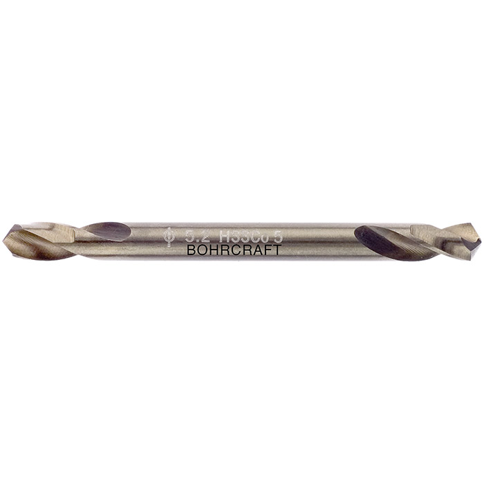 BC PP Dubbele spiraalboor HSS-E Co 5% VA INOX 4,9mm (per 10st verpakt)