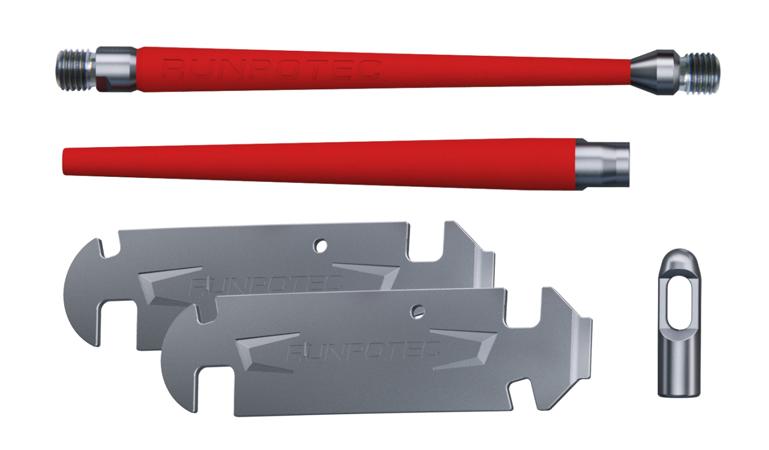 RUNPO GF3 Geleidekop met Knikbeschermingsset, 5-delig