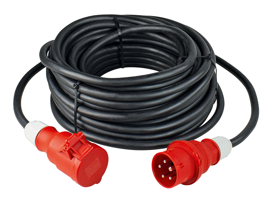 Schwabe CEE Verlengkabel Neopreen 400V/16A IP44 H07RN-F 5G1,5 reversed 10m