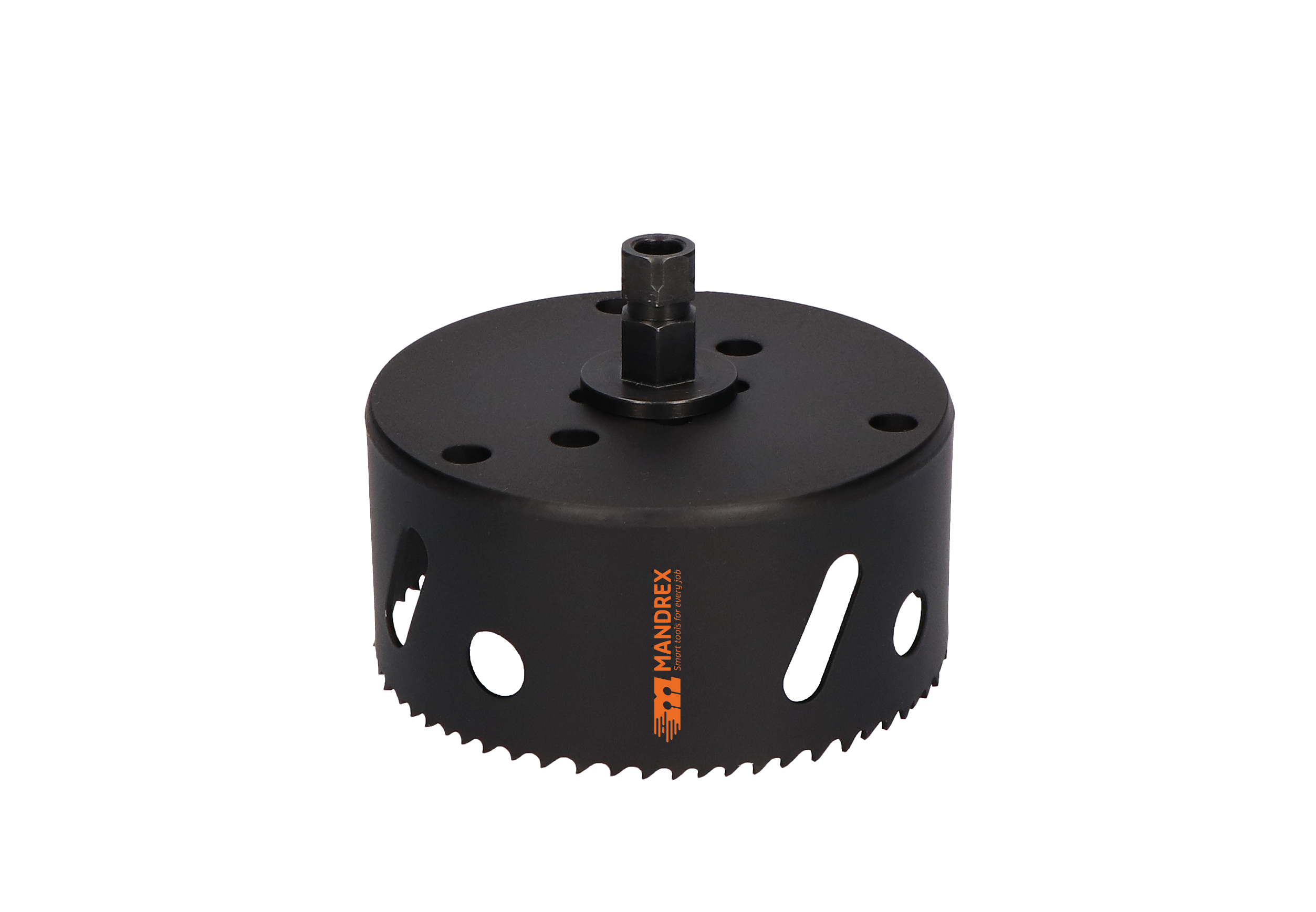 Mandrex Bi-metaal EasyXcut Gatzaag M3 45mm met adapter MHB3Q0102B Ø102mm