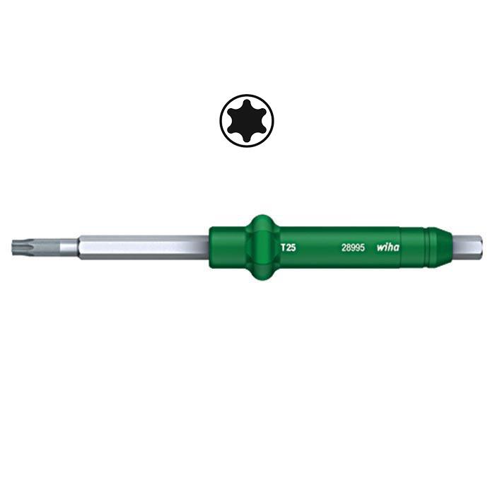 WIHA Wisselschacht Torque Tplus Dwarsgreep TORX 28995 T25x6mm 15.0 Nm