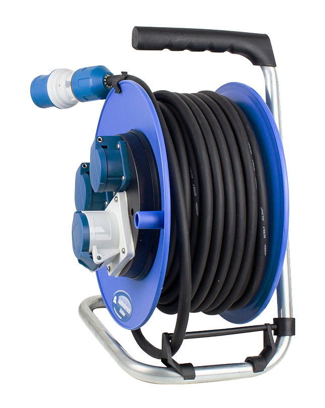 Schwabe Camping CEE Powerlight Kabelhaspel Neopreen 230V/16A IP44 H07RN-F 3G2.5 25m