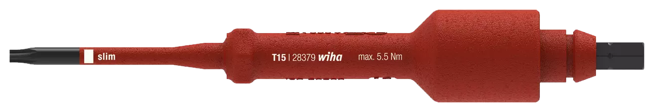 WIHA Wisselschacht Torque VDE Dwarsgreep Electric TORX 283795 T15 5.5 Nm