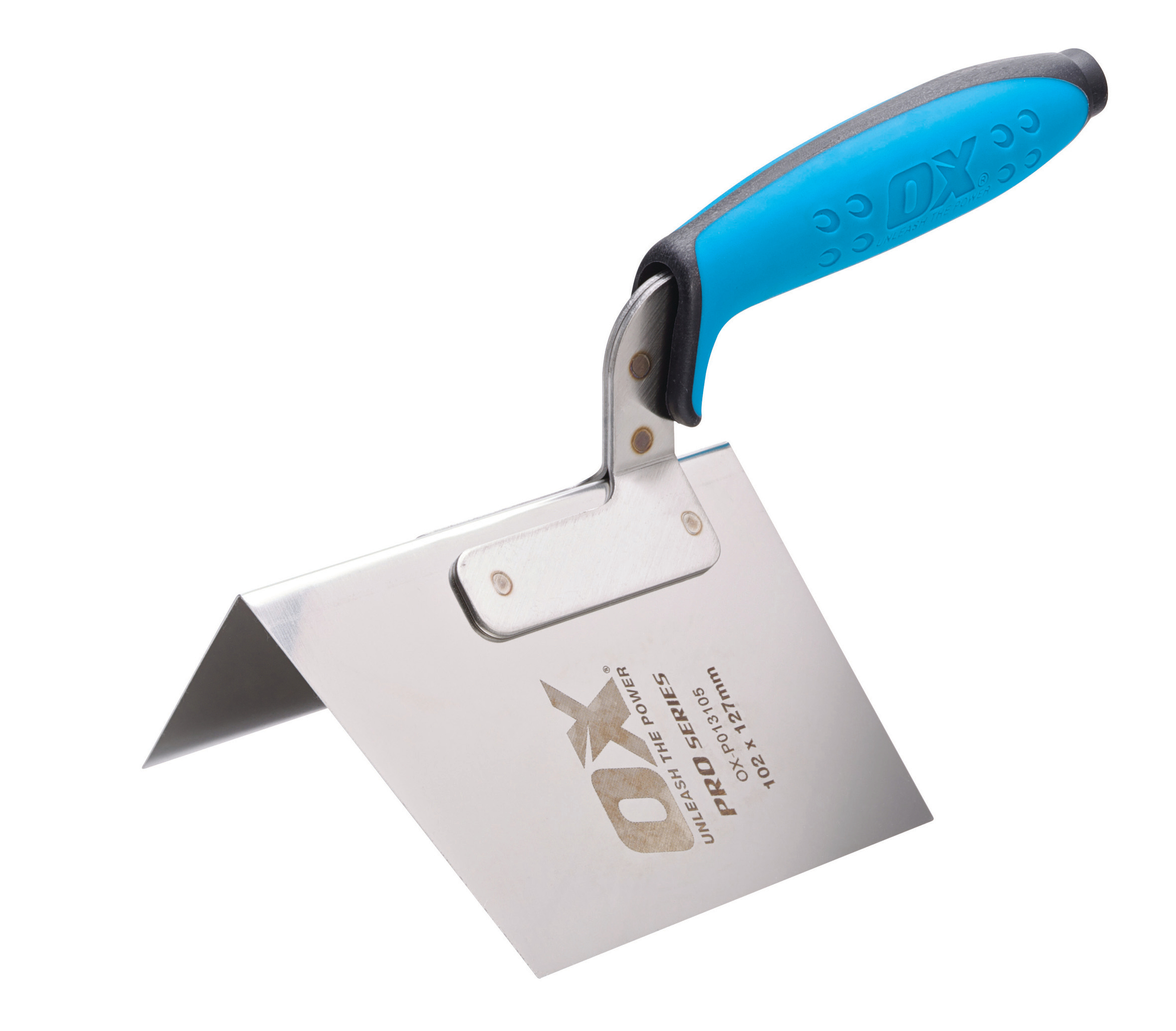 OX Pro RVS Buitenhoektroffel Duragrip 100 x 125mm