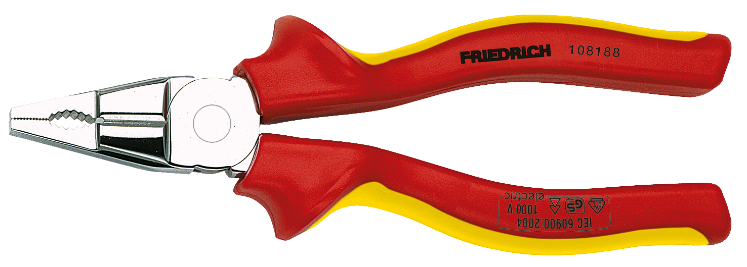 Friedrich Krachtcombinatietang 2K Grip Rood 1000V 200mm