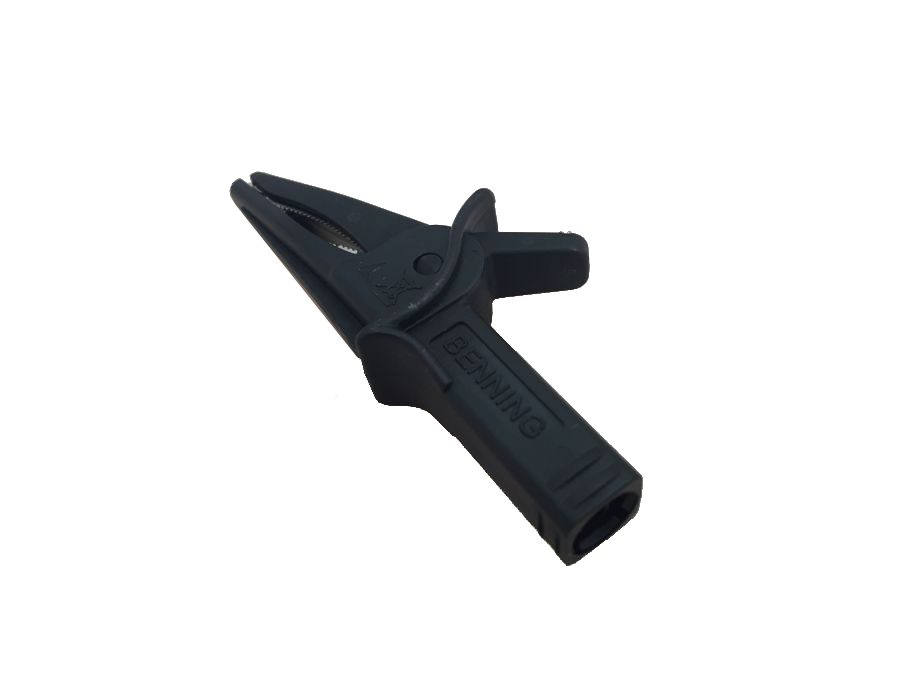 BENNING Krokodillenklem Zwart t.b.v. TRITEST® pro