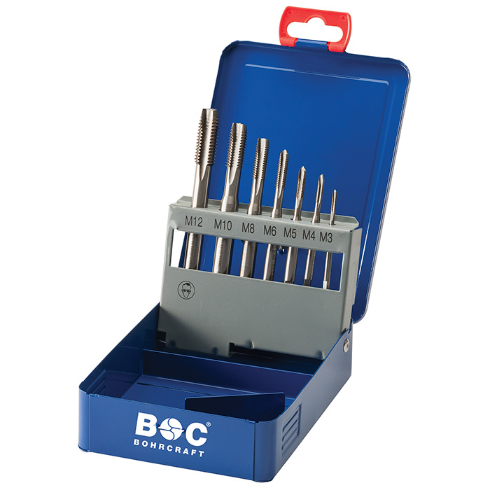 BC Machinetappenset HSS-G MBA7-G vorm B M3-M12, 7-delig
