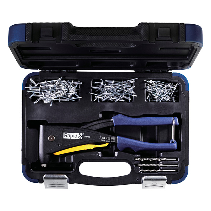 Rapid Blindklinknageltang RP40 MULTI set in koffer