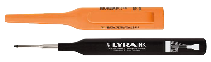 Lyra Deep Hole Marker Zwart