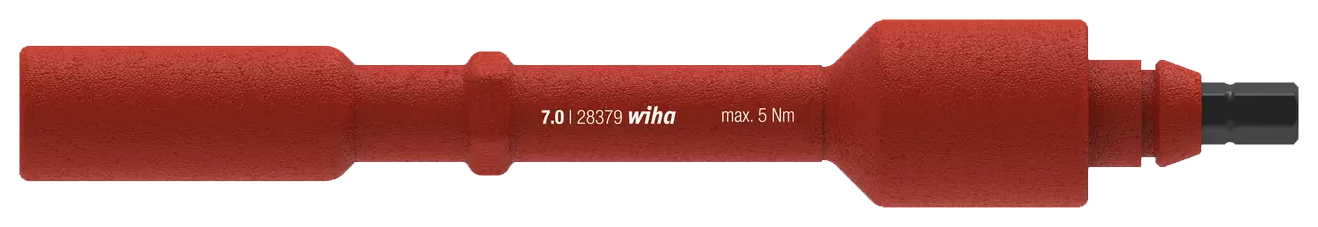 WIHA Wisselschacht Torque VDE Dwarsgreep Electric Dop 283794 7,0mm 5.0 Nm