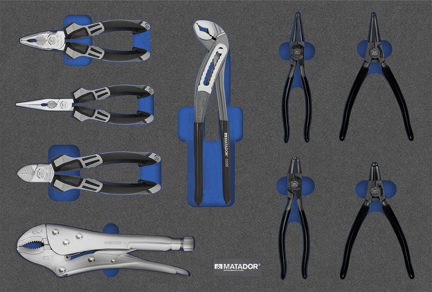 Matador MTS 3/3 Module Tangenset, 9-delig