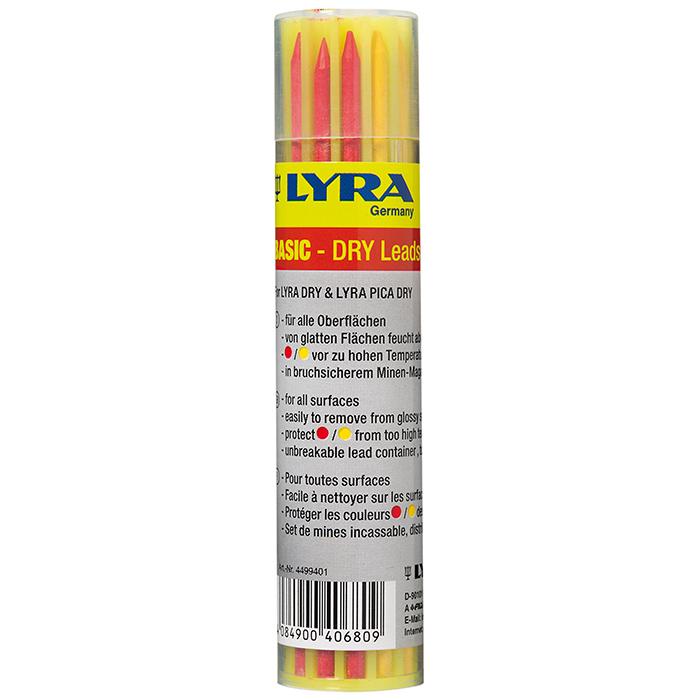 Lyra Basic Dry Leads 3 x Rood, 3 x Geel, 6 x Grafiet