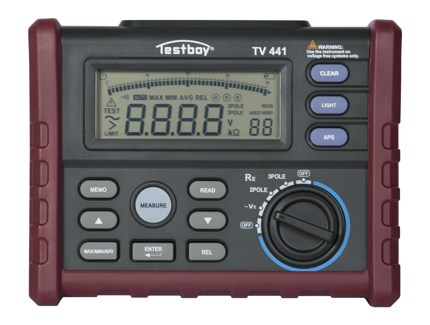 Testboy TV 441 Digitale Aardingsweerstandmeter