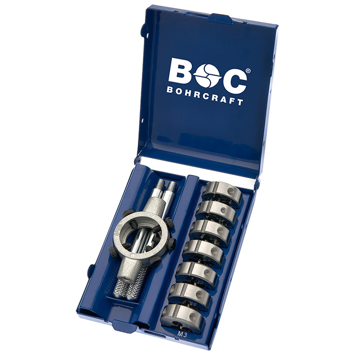 BC Snijplaatset MSR 8 HSS-G DIN 225 vorm B + Houder M3-M12 25x9, 8-delig