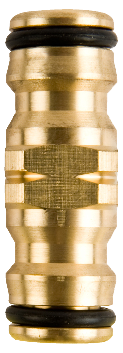 Polet Dubbele Koppeling Brass in blister