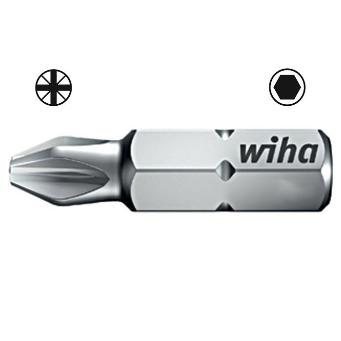 WIHA Standaard Bit 1/4" C6,3 Kruiskop 7012 PZ2x25