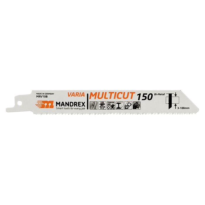 Mandrex Multicut Varia Reciprozaagblad MRV10B 150mm (2 st.)