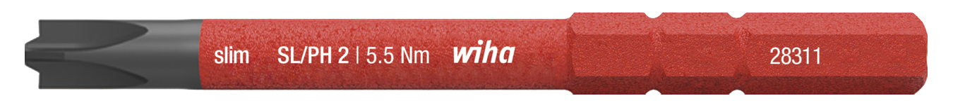 WIHA SlimBit Electric XENO 2831-13 SL/PH2 5.5 Nm