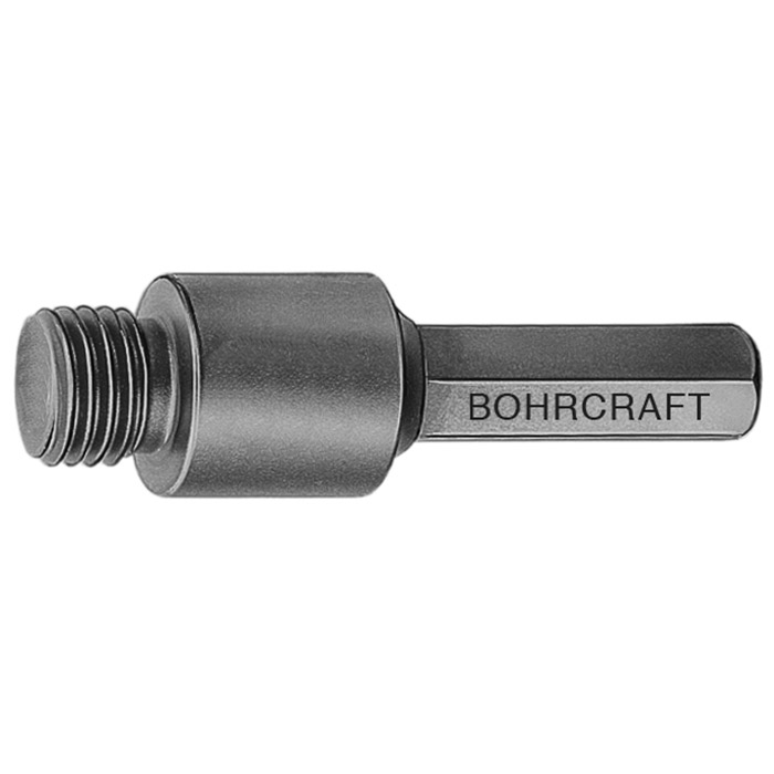 BC Adapter tbv diamant tegelboren met M14 draad zeskant schacht SW 8,5mm